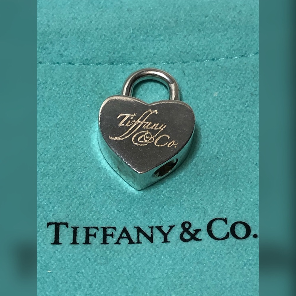 Tiffany Notes 925 Heart Lock Retired EUC